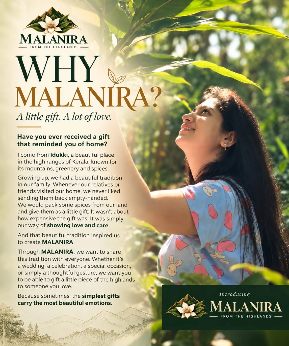 Malanira founder's story: Why Malanira? A little gift. A lot of love.